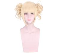 Anime Boku No Hero Academia Cross My Body Wig Cosplay Costume Toga Himiko Synthetic Hair Party Role Play Wigs