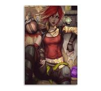 Anime Borderlands Crazy Moxie Poster Decorative Painting Canvas Wall Posters And Art Picture Print Modern Family Bedroom Decor Posters 08x12inch(20x30cm)