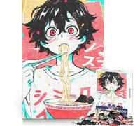 Anime Boy Eating Ramen 1000 Piece Jigsaws for Adults Puzzle Focus Training Stress Free Fun Tight Join Creative Gift (38x26cm)