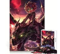Anime Boy Riding Dragon 1000 Piece Jigsaws for Teenagers Analytical Skill Soothing Downtime Tight Join Art Xmas Gift (50x75cm)