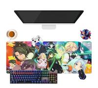 Anime Brilliant Healer's New Life in The Shadows Mouse Pad | Extra Large Waterproof Mouse Pad | Non-Slip Rubber Base for PC, Laptop, E-Sports (3, 31.5" × 11.8" × 0.12")