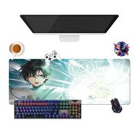 Anime Brilliant Healer's New Life in The Shadows Mouse Pad | Extra Large Waterproof Mouse Pad | Non-Slip Rubber Base for PC, Laptop, E-Sports (1, 31.5" × 11.8" × 0.12")