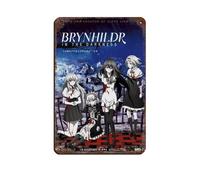 Anime Brynhildr in The Darkness 2 Tin Sign Vintage Metal Pub Club Cafe Bar Home Wall Art Decoration Poster Retro 8x12inch(20x30cm)