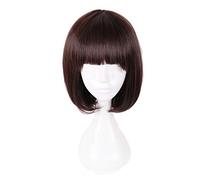 Anime Bungo Stray Dogs Akiko Yosano Cosplay Wigs Brown Short Fluffy Curly Heat Resistant Synthesis Hair Wig KUMZ5706
