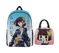 Anime Bungo Stray Dogs Backpack Dazai Osamu Edogawa Rampo Bag Schoolbag Bookbag Travel Laptop Bag Daypack Lunch Bag Back to School Gift for Boys Girls