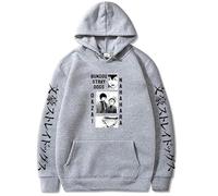 Anime Bungo Stray Dogs Hoodie Osamu Dazai Cosplay Pullover Tops Chuuya Nakahara Long Sleeve Hooded Sweatshirt for Unisex Grey