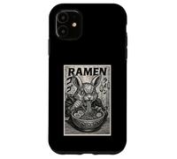 Anime Bunny Eating Ramen Japanese Manga Style Case for iPhone 11