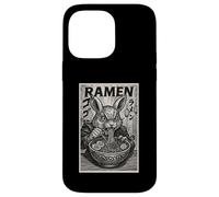 Anime Bunny Eating Ramen Japanese Manga Style Case for iPhone 14 Pro Max