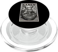 Anime Bunny Eating Ramen Japanese Manga Style PopSockets PopGrip for MagSafe