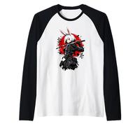 Anime Bunny Ninja Girl Katana Assassin Aesthetic Japanese Raglan Baseball Tee