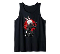 Anime Bunny Ninja Girl Katana Assassin Aesthetic Japanese Tank Top