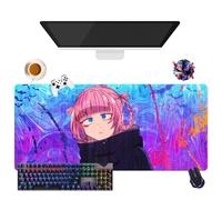 Anime Call of The Night Mouse Pad | Giant Washable Mouse Pad XL | Non-Slip Grip + Reinforced Edges | Durable Surface for Gaming (4, 35.4" × 15.7" × 0.12")