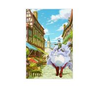 Anime Campfire Cooking in Another World with My Absurd Skill Poster 1 Canvas Poster Wall Art Decor Print Picture Paintings for Living Room Bedroom Decoration 16x24inch(40x60cm)