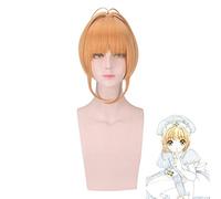 Anime Cardcaptor Sakura Clear Card Sakura Kinomoto Cosplay Wig Women Card Captor Sakura Synthetic Hair Party Role Play Wigs One Size wig PL-439
