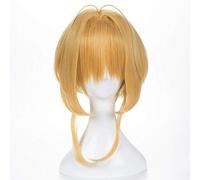 Anime Cardcaptor Sakura Cosplay Wigs Sakura Kinomoto Cosplay Wig Heat Resistant Synthetic Wig Hair Halloween Party Women Wig Golden