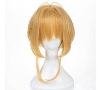Anime Cardcaptor Sakura Cosplay Wigs Sakura Kinomoto Cosplay Wig Heat Resistant Synthetic Wig Hair Halloween Party Women Wig Golden