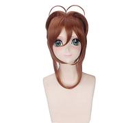 Anime Cardcaptor Sakura Kinomoto Brown Short Wig Cosplay Costume Card Captor Sakura Heat Resistant Synthetic Hair Women Wigs