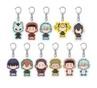 Anime Cartoon 11Pcs Kaiju Manga no 8 Keychain Hibino Kafka Pendant Y2K Creative New Student School Bag Keychain Accessories Gift