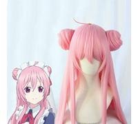 Anime Cartoon Happy Sugar Life Cosplay Wig Satou Matsuzaka Cosplay Wig Kawaii Heat Resistant Synthetic Wig Halloween Party