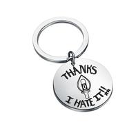 Anime Cartoon Merchandise Keychain Radio Demon Gift Anime Character Gift Thanks I Hate It Jewelry For Dark Animation Lover (ThankHateItKS-US)