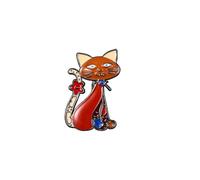 Anime Cat Brooch Pins For Women Enamel Pins for Backpacks Clothing Jackets Hats Cat Decoration, Small, Metal Enamel, no gemstone