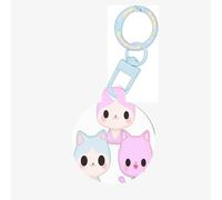 Anime Cats Dog Tags for Pets,Round Acrylic Pet ID Tags,Perfect for Small to Large Dogs and Cats,Cute & Functional
