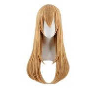 Anime Cells at Work Platelet Cosplay Brown Long Wig Hataraku Saibou Leukocyte Heat-resistant Fiber Hair + Wig Cap Party