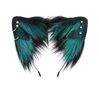 Anime Character Headband Ears Shape Hair Hoop Plush Carnivals Party Headpiece Cosplay Party Costume Props Unisex Hair Hoop for Woman Lovely Cartoon Animals Ear Shaped Decorative Cute Colorful