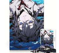Anime Character Underwater 1000 Piece Jigsaw Puzzles for Adults Teenagers Focus Training Quiet Recreation Fine Edges Joyful Xmas (50x75cm)
