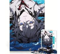 Anime Character Underwater 1000-piece Puzzle for Teenagers Mind Skill Fun Uniform Size Precise Pieces Relaxing Indoor Group Activity (38x52cm)