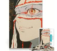Anime Character with Red Eye 1000 Piece Teenager Puzzles Mental Focus Game Precision Cut Smooth Edges Christmas Stocking Stuffer Game (50x75cm)