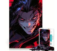 Anime Character with Red Eyes 1000-piece Jigsaw Puzzles Brain Training Fun Tight Interlock No Gaps Bonding Activity for Loved Ones (50x75cm)