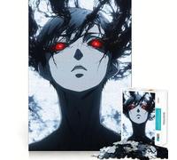 Anime Character with Red Eyes Jigsaw 1000 Pieces for Teenagers Memory Train Fun Clean Seamless Connection Relaxing Indoor Group Activity (38x26cm)