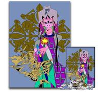 Anime Character with Sword () Jigsaw Puzzles for Adults 1000 Piece Jigsaw Puzzles Family Activity Brain Teaser Home Decor 1000 PCS(38x26cm)