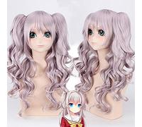 Anime Charlotte Tomori Nao Cosplay Wig With Ponytails 70Cm Halloween Party Costume Women Long Synthetic Hair Wavy Wigs + Wig Cap One Size Charlotte Tomori 391