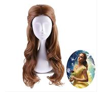 - Anime Coer Wig. Beauty and the Beast Princess Belle Wig Cosplay Costume Women Long Wavy Synthetic Hair Halloween Party Role Play Wigs