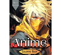Anime Coloring Book Boys Edition: 50 Unique Designs To color For Adults, Teens, & Kids