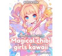 Anime Coloring Book: Magical Chibi Girls Kawaii