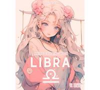 Anime Coloring Book: Zodiac Libra: Manga Art & Anime Enthusiasts Stress Relief Adult Coloring (Anime Zodiac Signs)