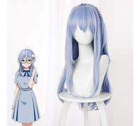 Anime Comic 22/7 Cosplay Wigs Akane Maruyama Cosplay Wig Long Blue Straight Heat Resistant Synthetic Wig Cosplay Accessories