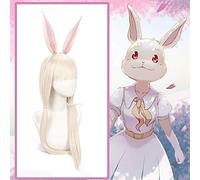 Anime Comic BEASTARS Cosplay Wigs Haru Cosplay Wig Heat Resistant Synthetic Wig Long Straight Hairs Women Cosplay Accessory Ears only