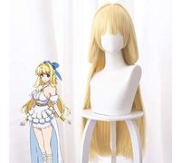 Anime Comic Cautious Hero The Hero Is Overpowered but Overly Cautious Cosplay Wigs Ristarte Cosplay Wig Synthetic Wig Yellow