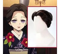 Anime Comic Demon Slayer Kimetsu no Yaiba Cosplay Wigs Tamayo Cosplay Wig Heat Resistant Synthetic Wig Gradient Black Wigs