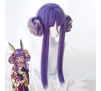 Anime Comic FGO Fate Grand Order Cosplay Wigs Nitocris Cosplay Wig Heat Resistant Synthetic Wig Purple Long Hairs Women Cosplay
