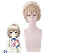 Anime Comic Invented Inference Wigs Kotoko Iwanaga Cosplay Wig Short Curly Heat Resistant Synthetic Hair Wig + Wig Cap PL-239