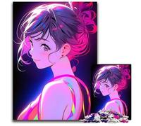 Anime Cool Swimsuit Girl 1000 Piece Puzzle Puzzles for Adults for Teenagers Family Game Night BrainChallenging Gift Idea 1000 PCS(75x50cm)