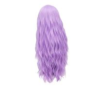 Anime Coser wig 70 Cm Long Pink Wavy Wig Cosplay Natural Synthetic Women' s Blond Wig 28 Color Heat- resistant Hair 28inches light pruple