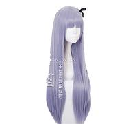 Anime Coser wig Kirigiri Kyouko Wig : Trigger Happy Havoc Cosplay Long Wig Hair Synthetic Heat Resistant Cosplay Wig Mixed Purple