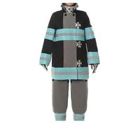 Anime Cosplay Costume for Fire Force Halloween Party Outfit Uniform Full Set for Men Women (Blue,XXL)