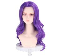 Anime Cosplay Wig 60cm - Heat-Resistant Fiber Long Loose Wig, Thickened Hair Costume For Cosplay, C Tone Mixed